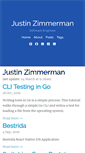 Mobile Screenshot of justinzimmerman.net